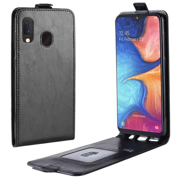Custodia portafoglio in pelle per Galaxy A20e con slot carte