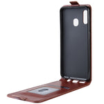 Custodia portafoglio in pelle per Galaxy A20e con slot carte