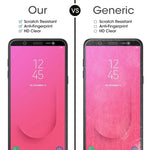Pellicola in vetro temperato per Galaxy J8 (2018) 100 pezzi