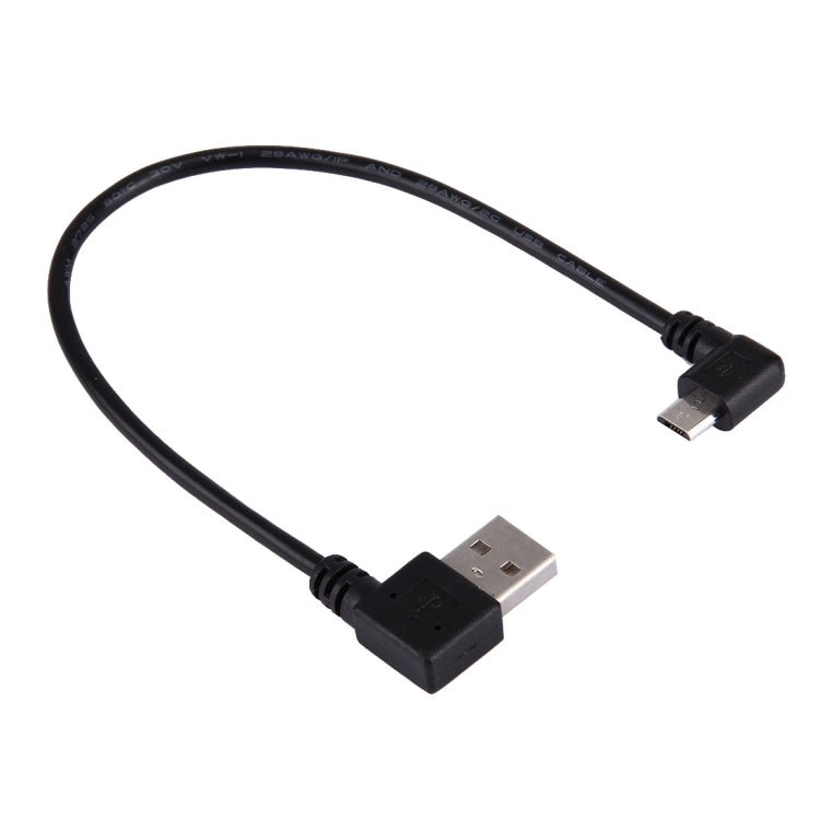 Cavo USB 2.0 angolo sinistro a Micro USB 20 cm