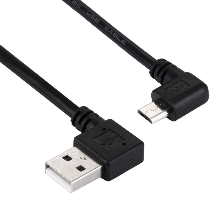 Cavo dati USB 2.0 Micro USB gomito destro 20 cm