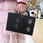 Custodia portafoglio in pelle con motivo gatto per Galaxy Tab A 8