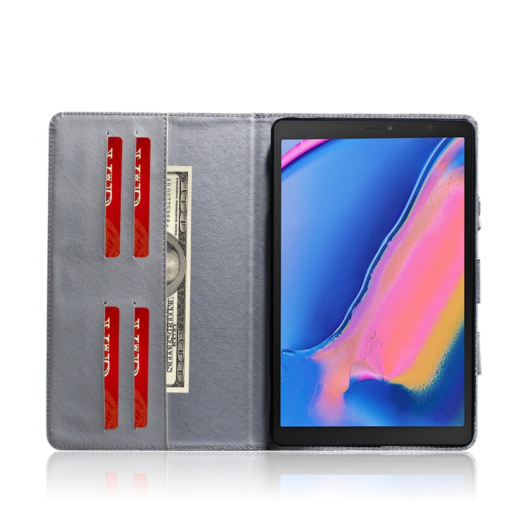 Custodia portafoglio in pelle per Galaxy Tab A 8 2019