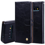Custodia portafoglio in pelle per Samsung Galaxy S10