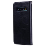Custodia portafoglio in pelle per Samsung Galaxy S10