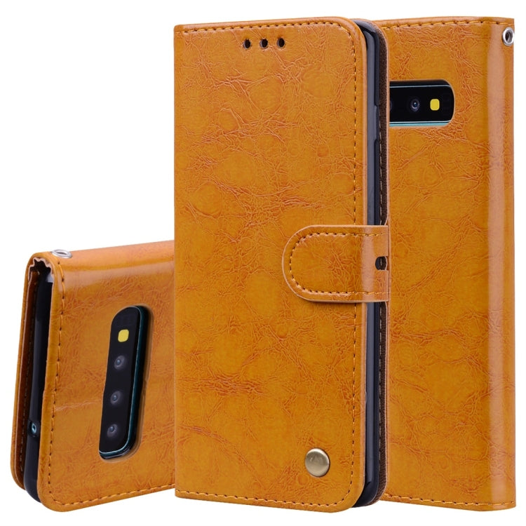 Custodia portafoglio in pelle per Samsung Galaxy S10