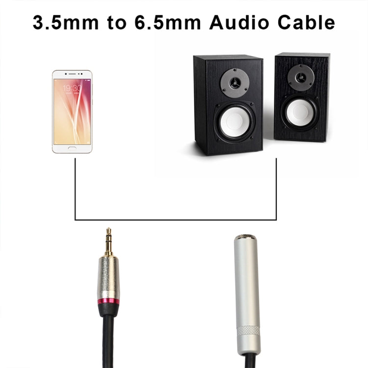 Cavo adattatore audio 3,5 mm maschio a 6,5 mm femmina 1 m
