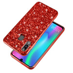 Custodia TPU con polvere scintillante per Galaxy A30