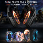 Cuffie cablate gaming ONIKUMA K10 con luce LED RGB