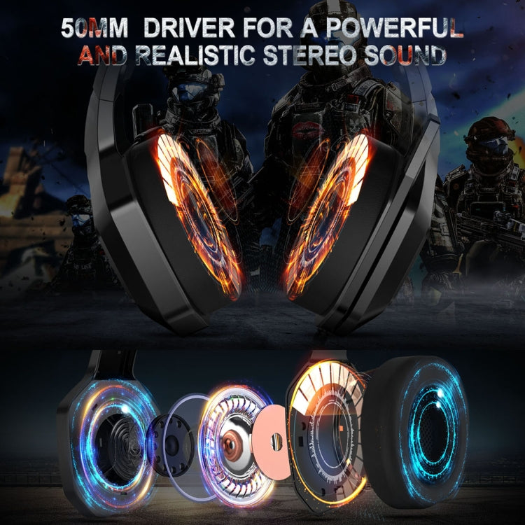 Cuffie cablate gaming ONIKUMA K10 con luce LED RGB