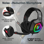 Cuffie cablate gaming ONIKUMA K10 con luce LED RGB