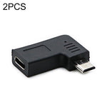 Adattatore a gomito USB-C a Micro USB 2 pezzi compatibile Huawei