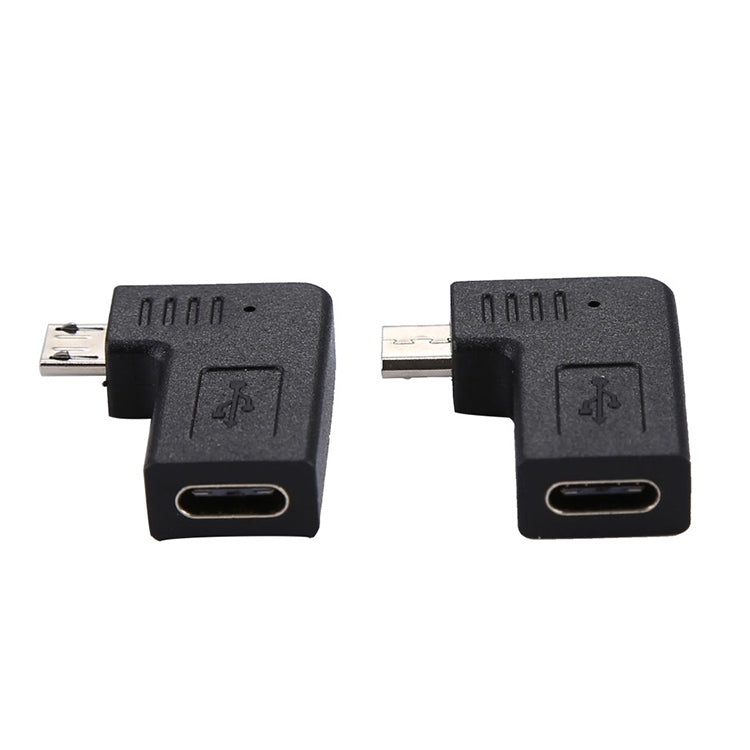 Adattatore a gomito USB-C a Micro USB 2 pezzi compatibile Huawei