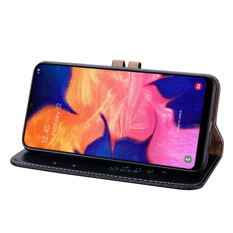 Custodia portafoglio in pelle per Samsung Galaxy A10