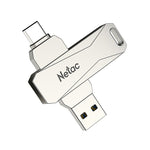 Chiavetta USB OTG 128GB USB-C e USB 3.0 rotante 360°