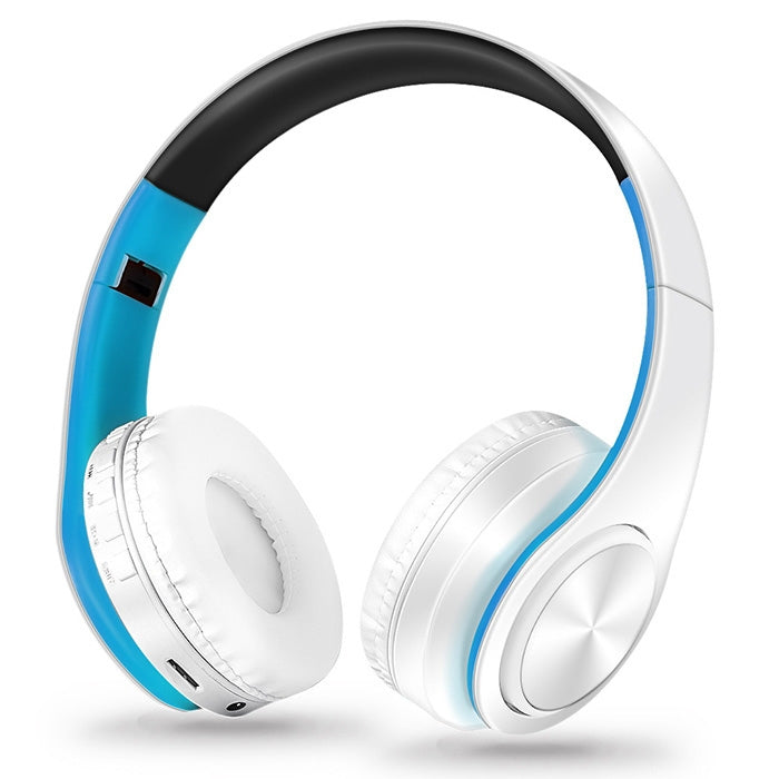 Auricolari Bluetooth wireless LPT660 pieghevoli con supporto scheda TF