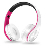 Auricolari Bluetooth wireless LPT660 pieghevoli con supporto scheda TF