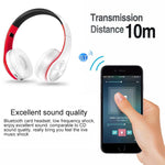 Auricolari Bluetooth wireless LPT660 pieghevoli con supporto scheda TF