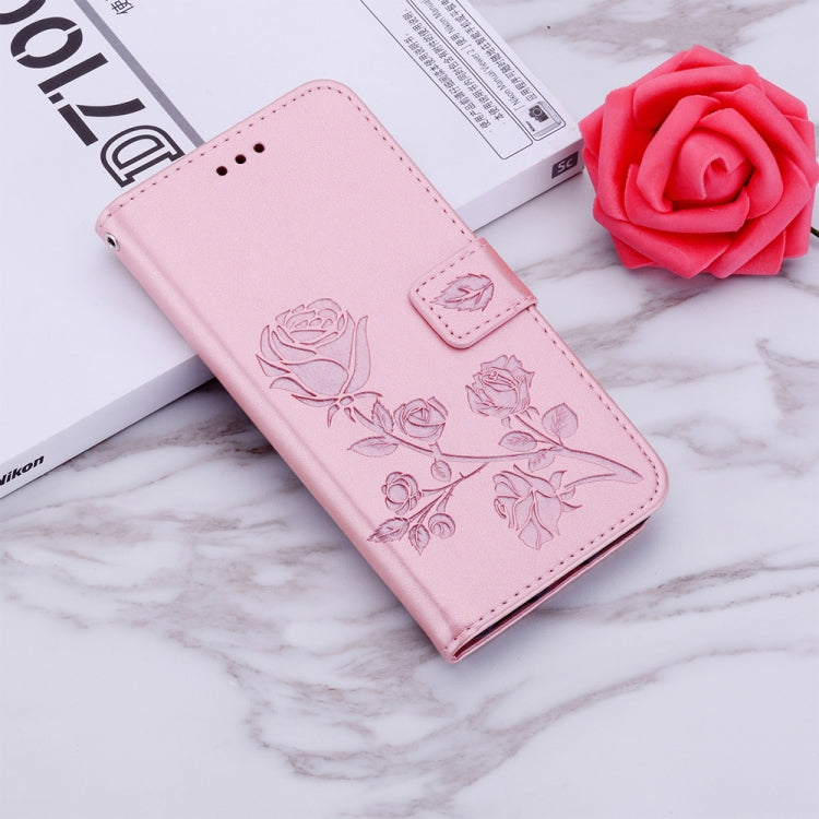 Custodia portafoglio in pelle PU rosa per Galaxy A30 e A20