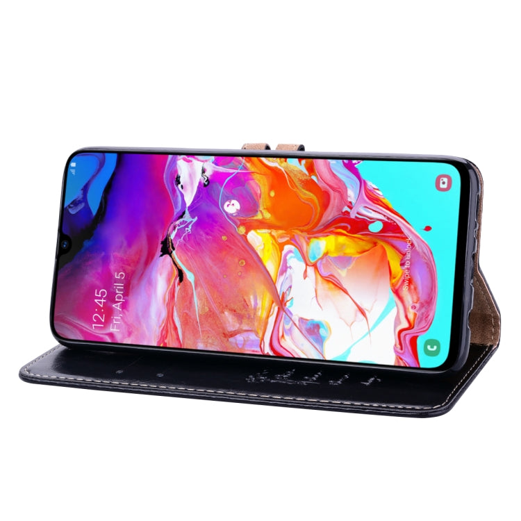 Custodia portafoglio in pelle per Samsung Galaxy A70