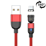 Cavo ricarica magnetico rotante 2m 3A Micro USB