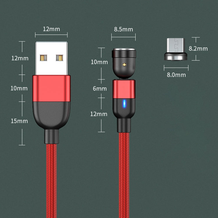 Cavo ricarica magnetico rotante 2m 3A Micro USB