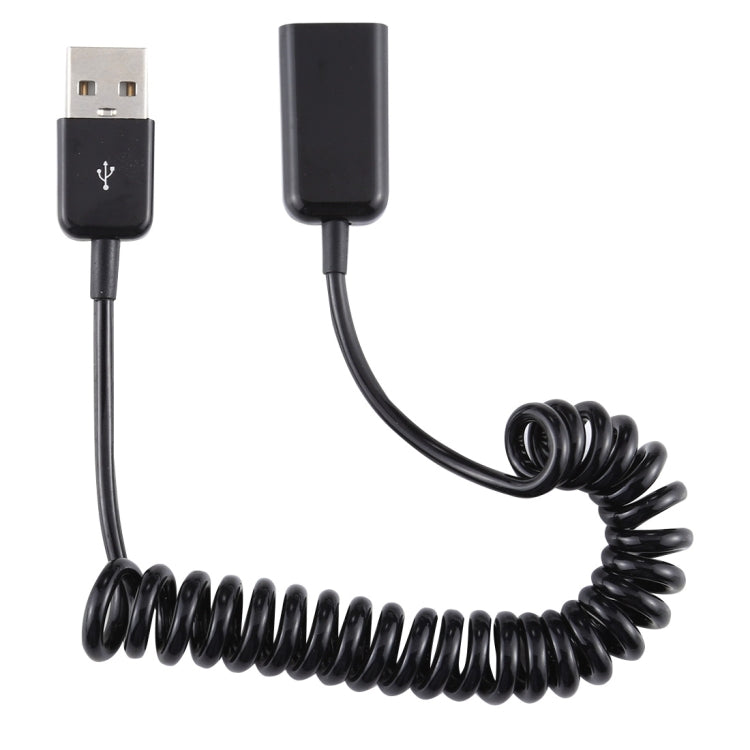 Cavo di ricarica a molla USB maschio a USB femmina 17.5cm