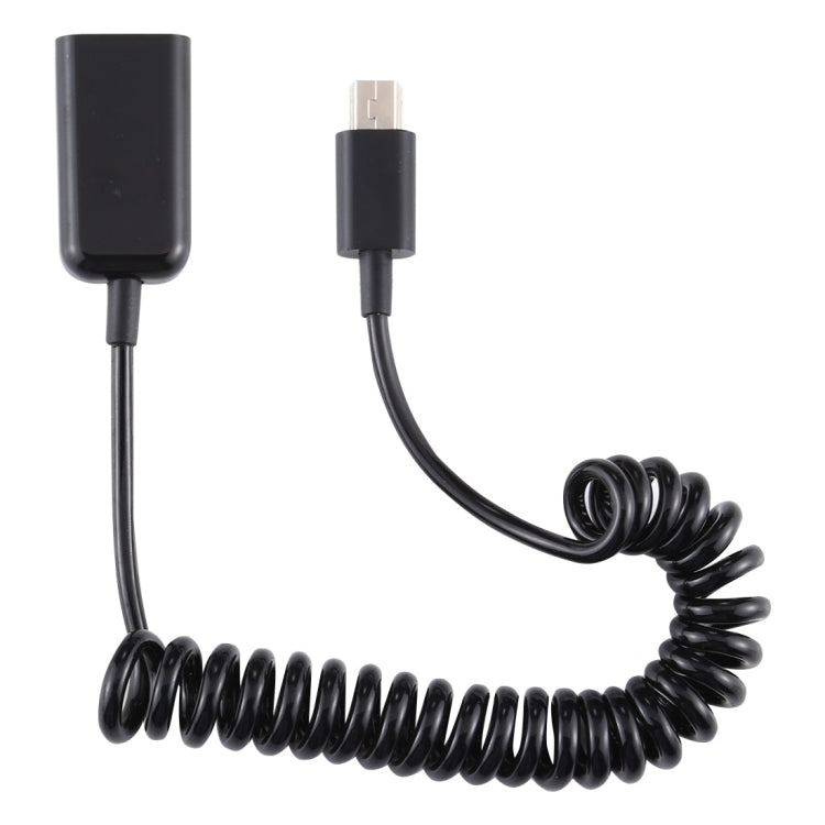 Cavo ricarica a molla Mini 5 Pin maschio a USB femmina