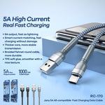 REMAX RC-170 Cavo USB a USB-C 1m 5A lega alluminio