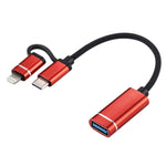 Cavo adattatore USB 3.0 a Type-C OTG 11 cm