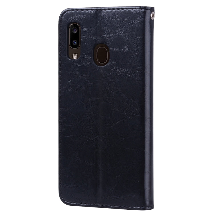 Custodia portafoglio in pelle per Samsung Galaxy A20e