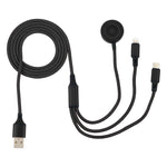 Cavo ricarica 3 in 1 per iPhone e Apple Watch 1 metro