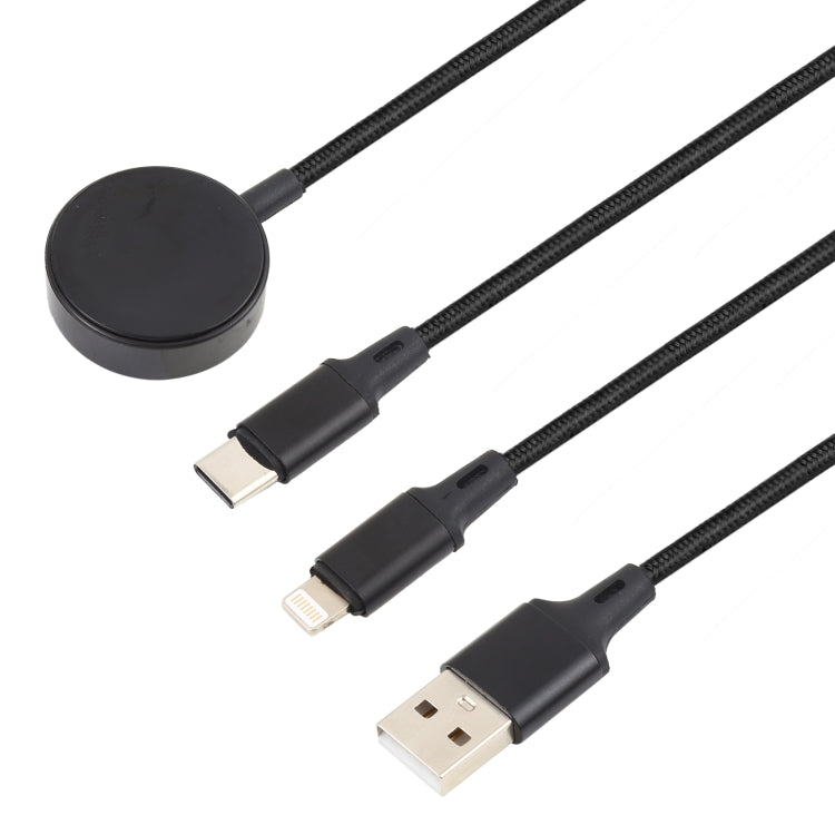 Cavo ricarica 3 in 1 per iPhone e Apple Watch 1 metro