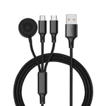 Cavo ricarica 3 in 1 per iPhone e Apple Watch 1 metro