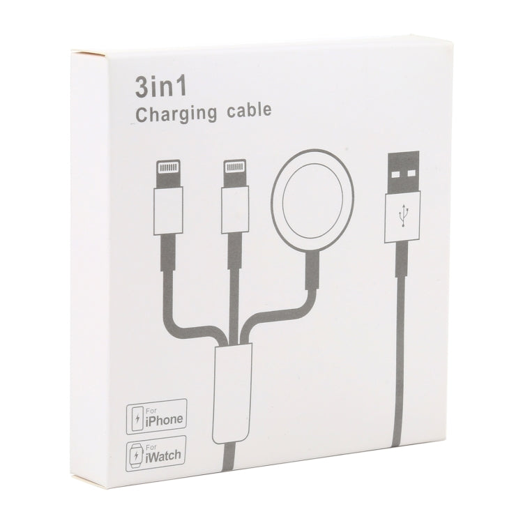 Cavo ricarica 3 in 1 per iPhone e Apple Watch 1 metro