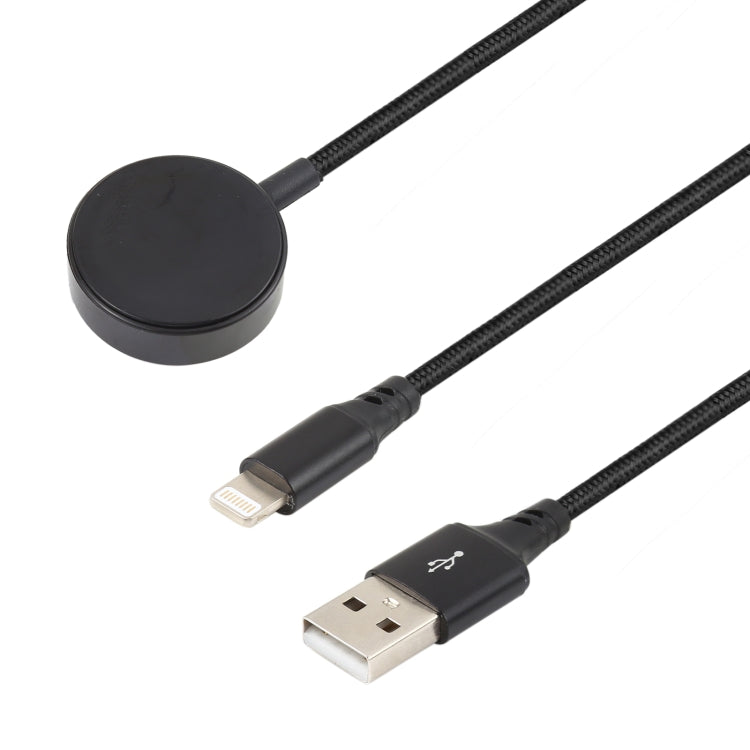 Cavo ricarica 2 in 1 per iPhone e Apple Watch 1 metro