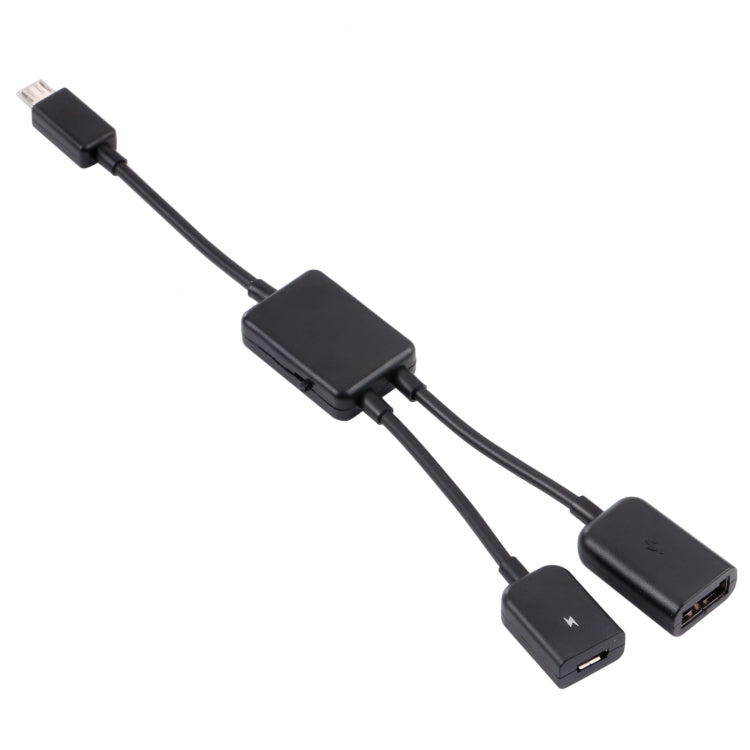 Cavo adattatore OTG Micro USB da 1 a 2 porte