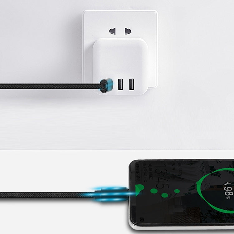 Cavo USB-C maschio a USB-C maschio 60W 1 metro intrecciato