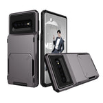 Custodia TPU con slot carte per Galaxy S10