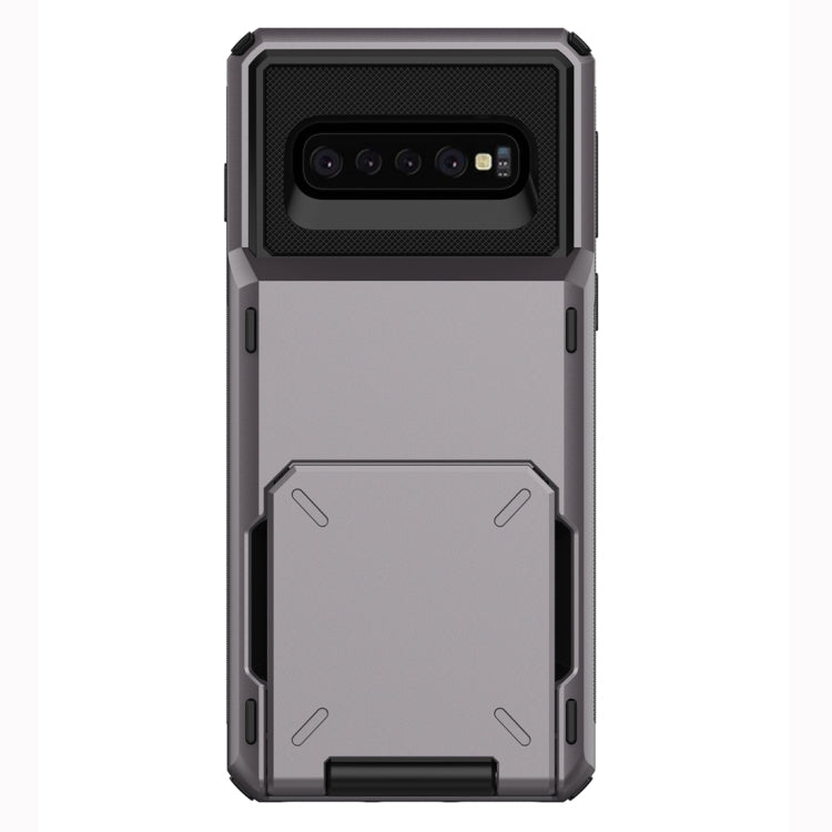Custodia TPU con slot carte per Galaxy S10