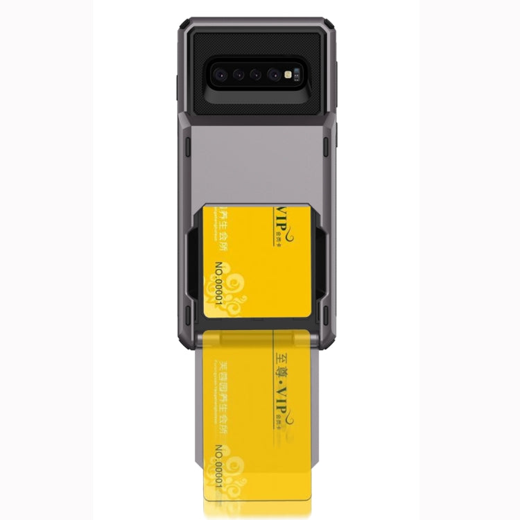Custodia TPU con slot carte per Galaxy S10