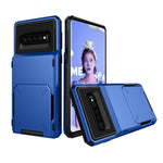 Custodia TPU con slot carte per Galaxy S10