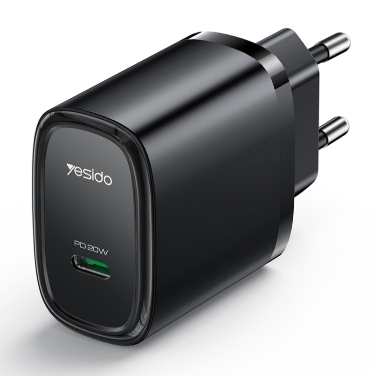 Caricabatterie rapido Yesido YC57 PD 20W USB-C con spina europea