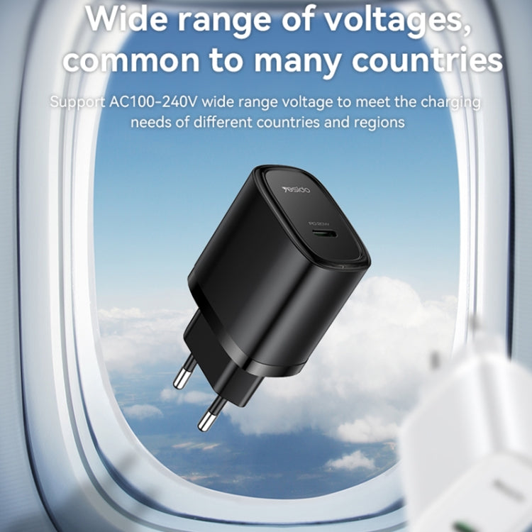 Caricabatterie rapido Yesido YC57 PD 20W USB-C con spina europea