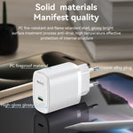 Caricabatterie rapido Yesido YC57 PD 20W USB-C con spina europea