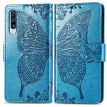 Custodia portafoglio in pelle per Samsung Galaxy A50