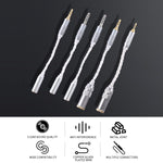 Cavo adattatore audio bilanciato 2,5 mm maschio a 4,4 mm femmina - immagine 4