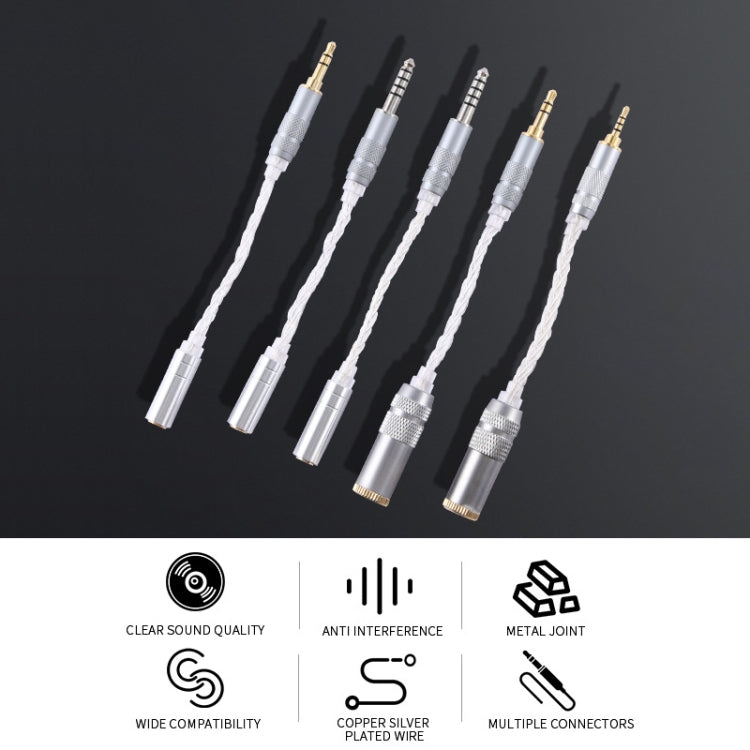 Cavo adattatore audio bilanciato 2,5 mm maschio a 4,4 mm femmina - immagine 4