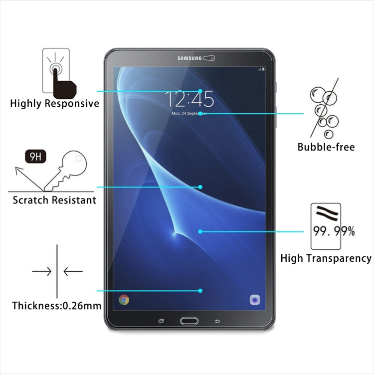 Pellicola vetro temperato per Galaxy Tab A 10.1 (2016)
