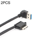 Cavo ricarica USB 3.0 gomito maschio a micro USB 27 cm